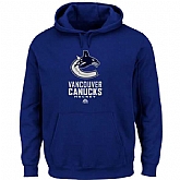 Men's Vancouver Canucks Majestic Critical Victory VIII Fleece Hoodie - Blue,baseball caps,new era cap wholesale,wholesale hats